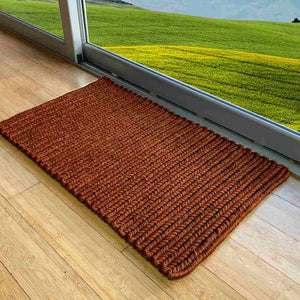 copper color rug
